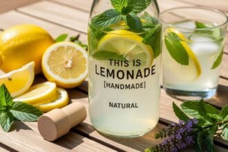 lemonada - Συνταγή για σπιτική λεμονάδα χωρίς ζάχαρη με φυσικά υλικά