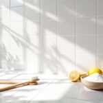 bright clean bathroom white tiles grout - Καθάρισμα αρμών χωρίς κόπο: πρακτικές λύσεις για γυαλιστερό αποτέλεσμα