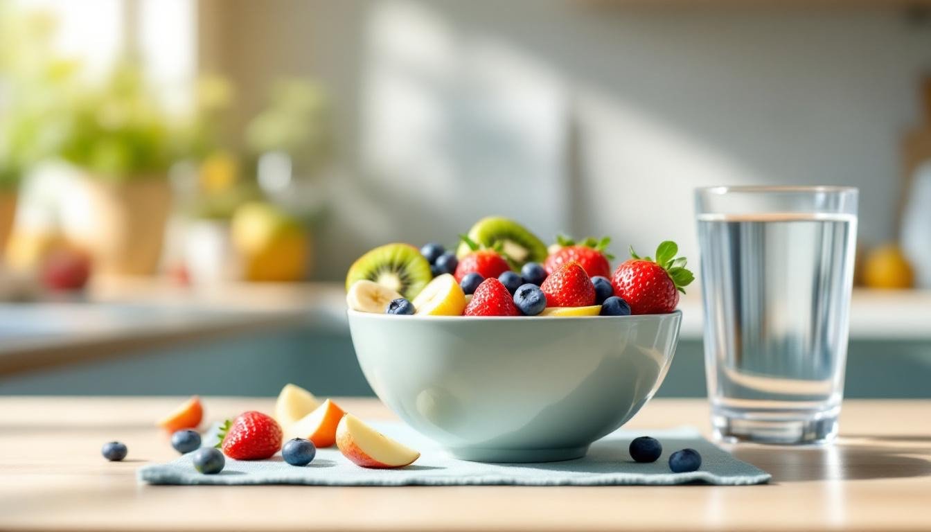 fresh fruit breakfast bowl morning sunlight - Η ιδανική ώρα κατανάλωσης φρούτων για σταθερή ενέργεια - Τι λένε οι ειδικοί