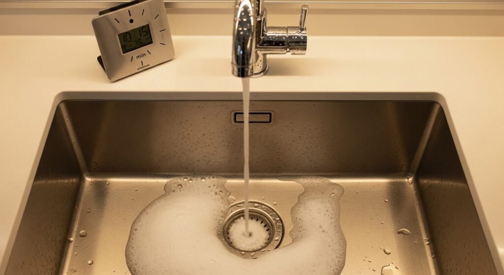 modern kitchen sink lemons baking soda vinegar2 - Το κόλπο για να μη μυρίζει ποτέ ο νεροχύτης σου