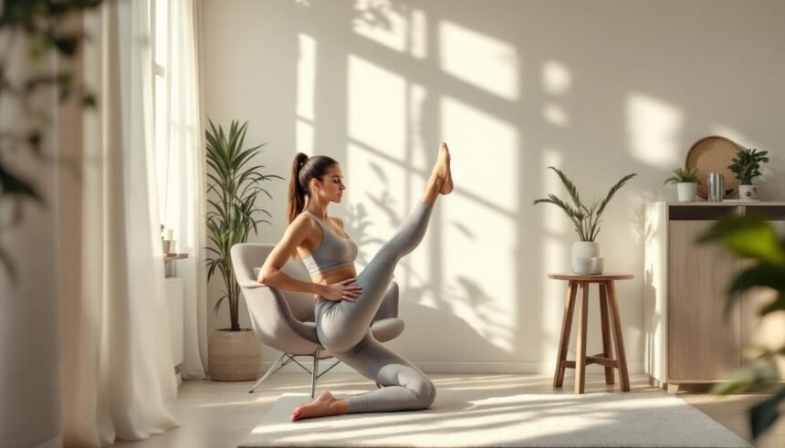 morning stretch legs healthy apartment - Αυτό το καθημερινό λάθος αυξάνει την κυτταρίτιδα