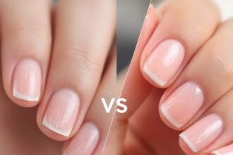 nail care before after comparison - Φυσική φροντίδα νυχιών: Οικιακά υλικά για υγιή και δυνατά νύχια