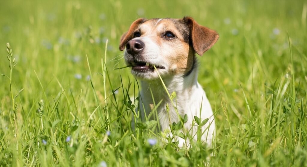 dog grass2 - Γιατί ο σκύλος μου τρώει χορτάρι;
