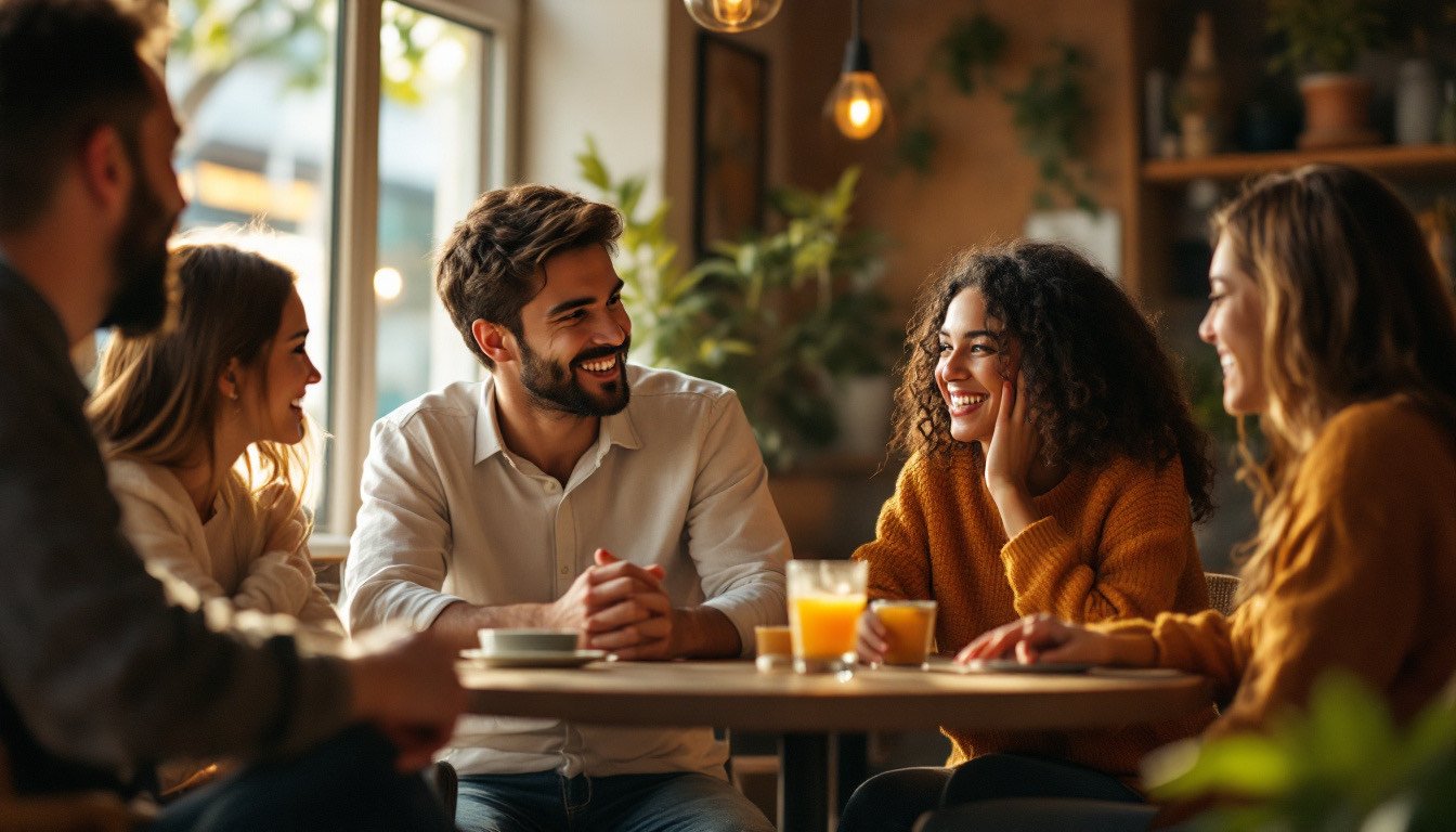 friends cozy greek cafe connection - Γρήγοροι φίλοι: Πώς να δημιουργήσεις οικειότητα σε σύντομο χρονικό διάστημα
