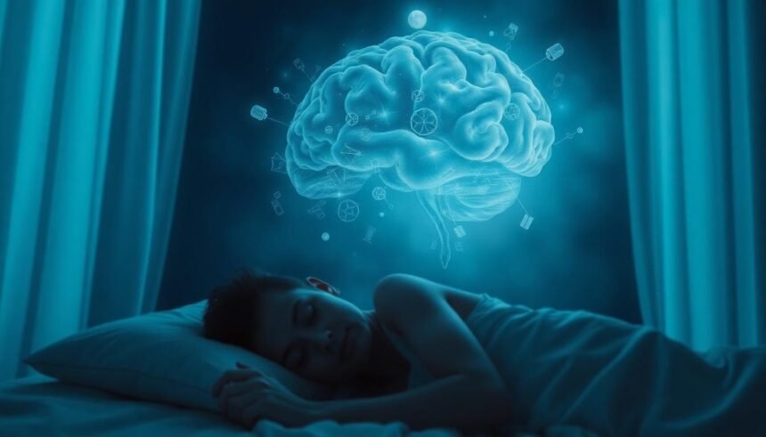 sleeping person moonlight dream nebula - Η ψυχολογία αποκαλύπτει: Γι’ αυτό βλέπεις τα όνειρα που βλέπεις!