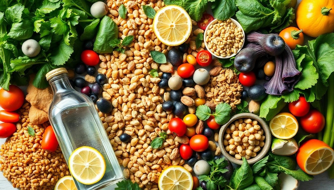 vibrant diverse healthy food spread - Αυτά είναι τα πιο συνηθισμένα διατροφικά λάθη που κάνουμε όλοι!
