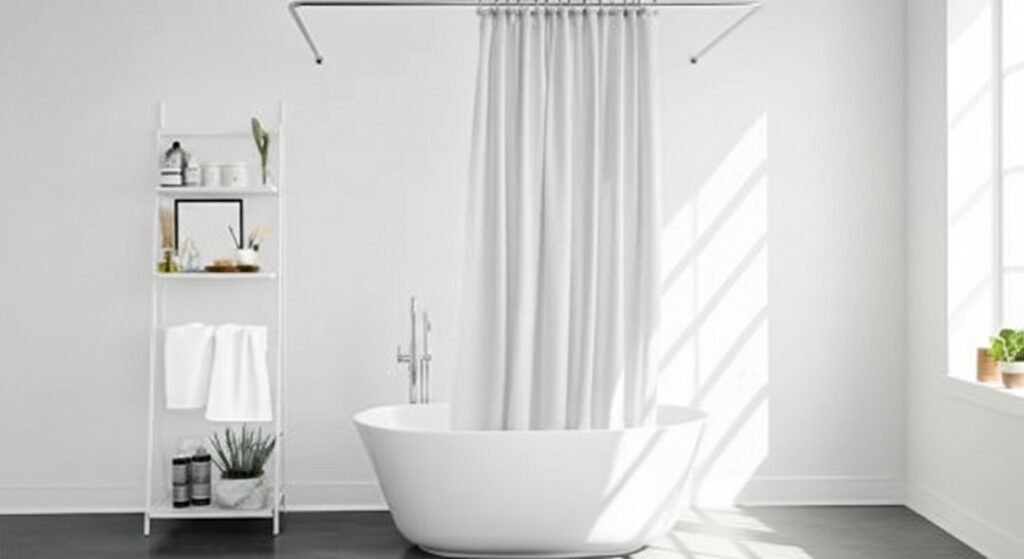 Πώς να καθαρίσετε τις κουρτίνες του μπάνιου σωστά 2 Κουρτίνα μπάνιου - Πώς να καθαρίσετε τις κουρτίνες του μπάνιου σωστά
