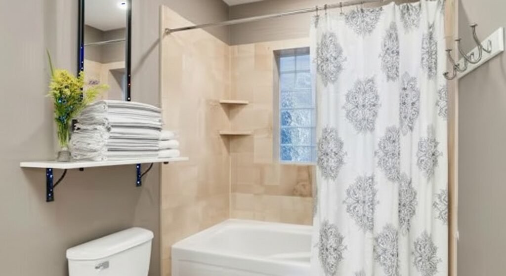 Πώς να καθαρίσετε τις κουρτίνες του μπάνιου σωστά 3 Κουρτίνα μπάνιου 2 - Πώς να καθαρίσετε τις κουρτίνες του μπάνιου σωστά