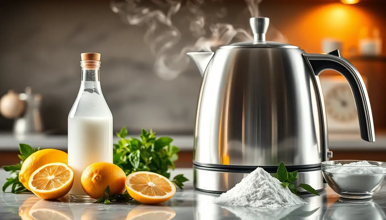 Προωθητική εικόνα για καθαρισμό βραστήρα