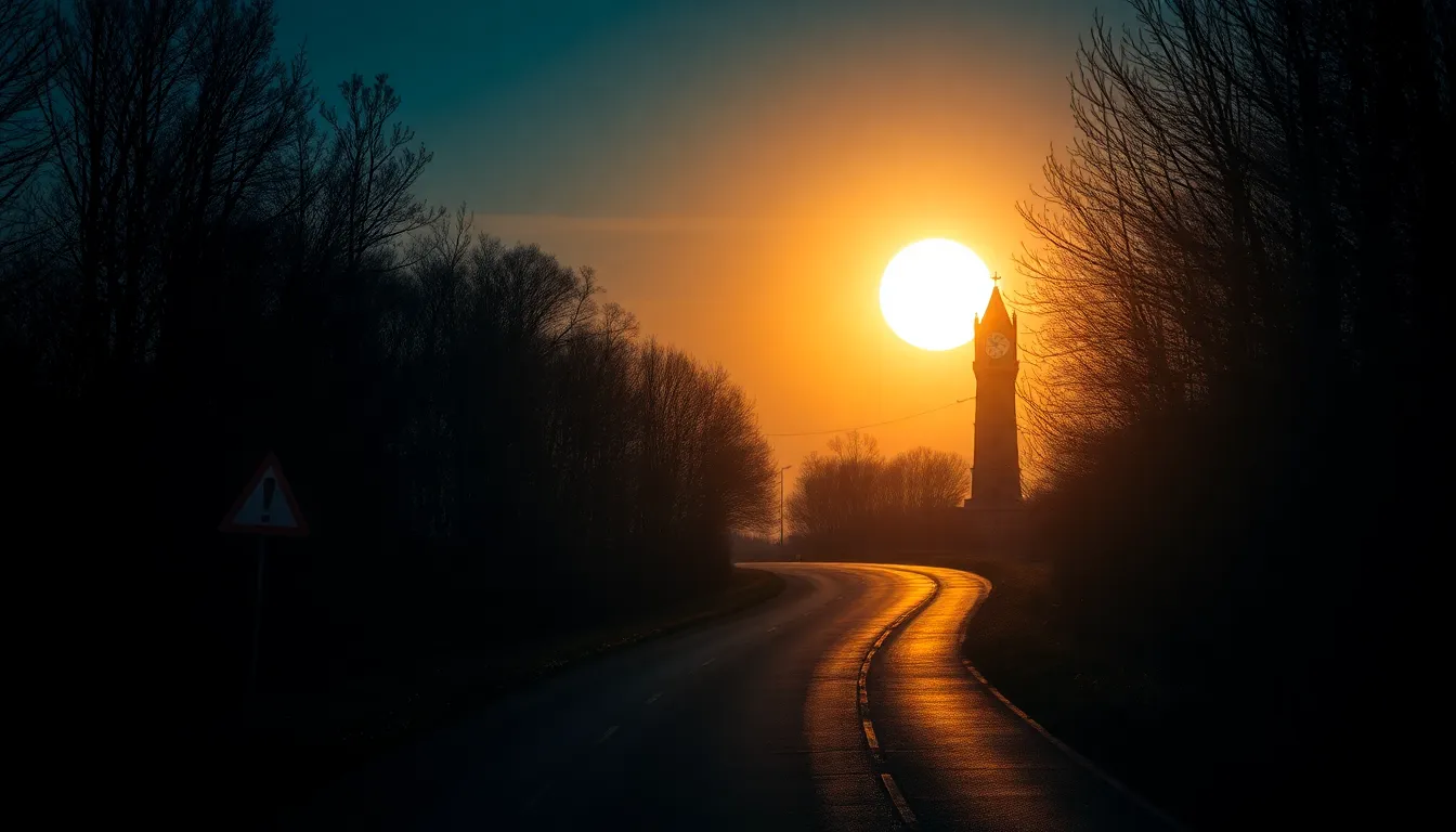 Εικόνα χειμερινής ώρας με φωτεινότητα