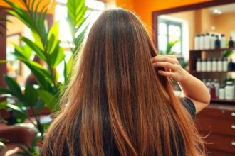 Εικόνα που δείχνει υγιή μαλλιά