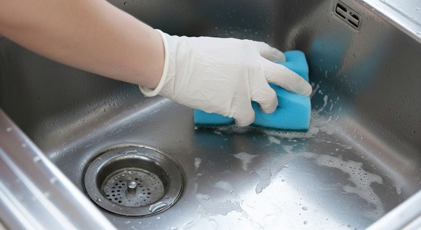 νεροχύτης - Γυάλισμα ανοξείδωτου νεροχύτη: Απλές φυσικές μέθοδοι που λάμπουν