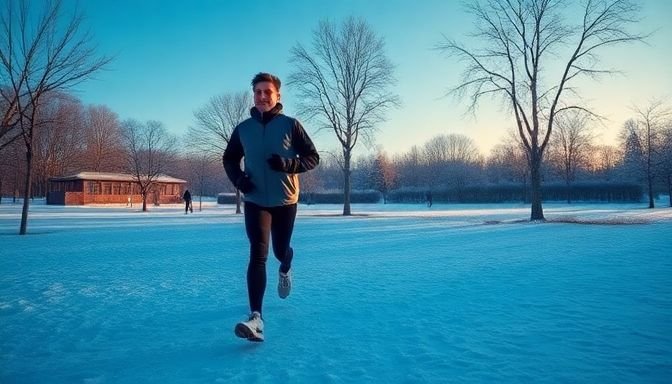 Πάγωσε ο καιρός; Αυτοί οι 7 τρόποι θα σε κάνουν να λατρέψεις το τρέξιμο έξω 2 Δρομέας σε παγωμένο πάρκο