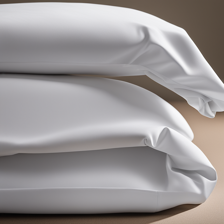 Ένας άνθρωπος διπλώνει επαγγελματικά ένα σεντόνι με λάστιχο, με την τεχνική που χρησιμοποιούν οι επαγγελματίες.