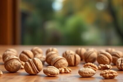 Καρυδιά σε φυσικό περιβάλλον που συμβολίζει την ηρεμία και την υγεία.