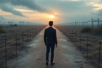 Εικόνα που απεικονίζει την εσωτερική πάλη και τις γνωστικές μεροληψίες που επηρεάζουν τις αποφάσεις μας.