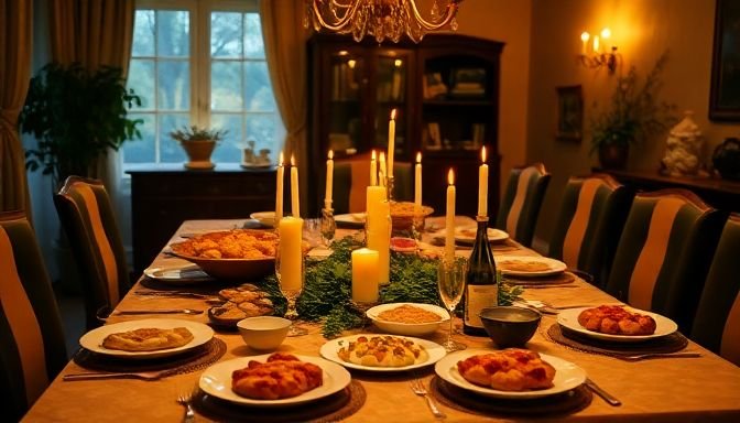 Κοσμοπολίτικο δείπνο με παραδοσιακά ελληνικά πιάτα