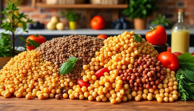 Μεσογειακή κουζίνα με εμφανώς τα όσπρια