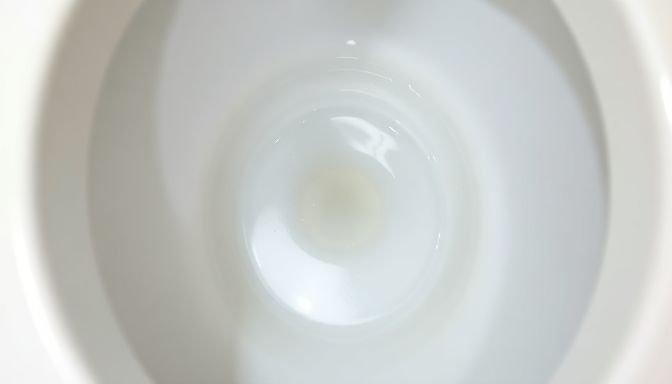 Μια αστραφτερή λεκάνη τουαλέτας που καθαρίζεται με ληγμένο γιαούρτι.