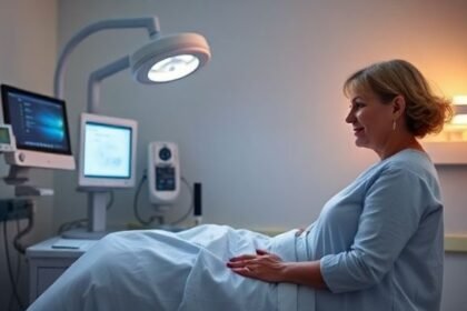 Διαδικασία υποβοηθούμενης αναπαραγωγής για γυναίκα 54 ετών, προσβλέποντας σε ελπίδες και νέες δυνατότητες.