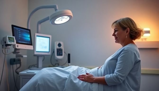 Διαδικασία υποβοηθούμενης αναπαραγωγής για γυναίκα 54 ετών, προσβλέποντας σε ελπίδες και νέες δυνατότητες.