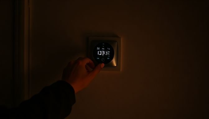 Οι πιο απλοί τρόποι να κρατήσεις το σπίτι ζεστό χωρίς να καις περιουσία 3 Άτομο που ρυθμίζει το θερμοστάτη
