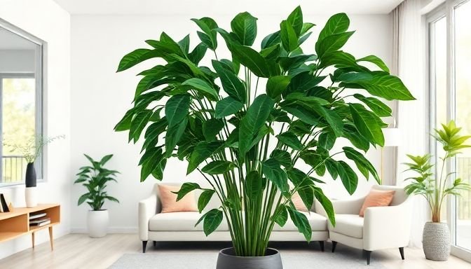Ένας υγιής φίκος ο ελαστικός σε μοντέρνο σαλόνι, αναδεικνύοντας τη φυσική ομορφιά του φυτού.