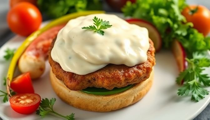 Το κόλπο για σπιτική μαγιονέζα που δεν “κόβει” ποτέ 3 Πιάτο με σάντουιτς και σπιτική μαγιονέζα