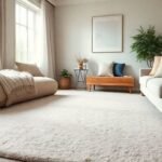 Εικόνα ενός καθαρού και καλοδιατηρημένου χαλιού σε cozy σαλόνι με φυσικό φως του χειμώνα.