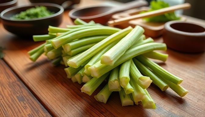 Wasabi: Η ιαπωνική ρίζα που αλλάζει για πάντα τη γεύση σου στο σούσι! 2 Κοντινό πλάνο φρέσκων ριζών Wasabi