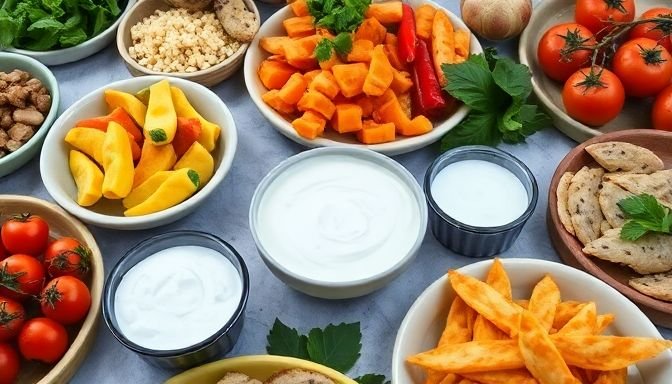 Κοντινό πλάνο παραδοσιακού μεσογειακού γεύματος