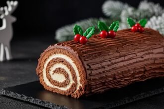 Κορμός γλυκό - Κορμός σοκολάτας με κάστανο: Η συνταγή που απογειώνει το γιορτινό τραπέζι