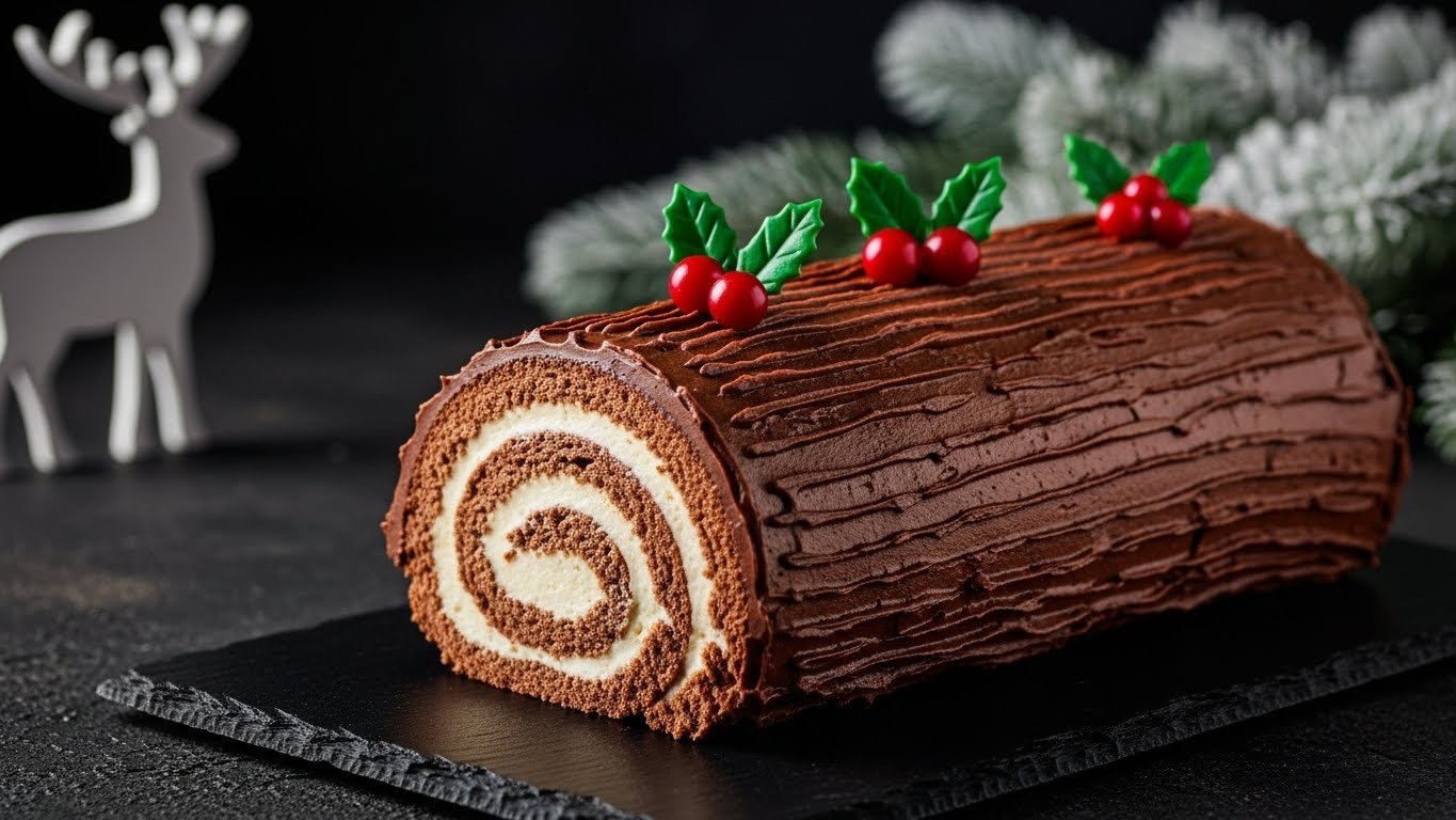 Κορμός γλυκό - Κορμός σοκολάτας με κάστανο: Η συνταγή που απογειώνει το γιορτινό τραπέζι