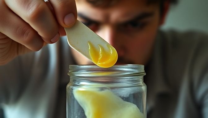 Πώς να καθαρίσετε κερί από ποτήρια σε 2 βήματα – χωρίς κόπο 3 Άτομο που αφαιρεί κερί από γυάλινο βάζο