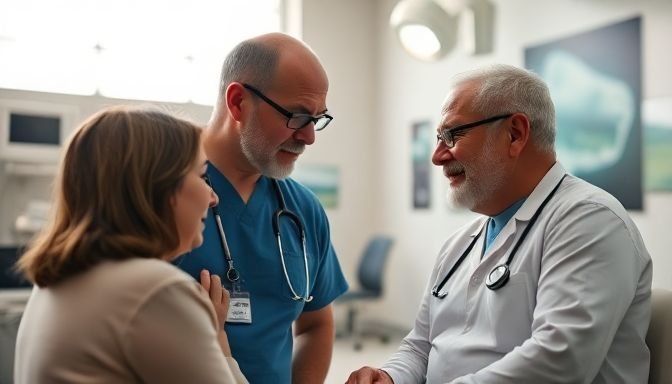 Βασική συζήτηση μεταξύ ασθενούς και χειρουργού