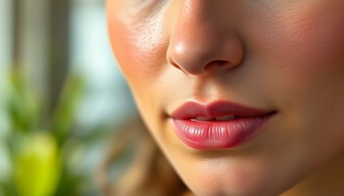 Άτομο με κοκκινισμένο πρόσωπο που εκφράζει φυσιολογικά συναισθήματα