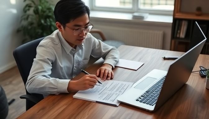 Ο οδηγός για να διεκδικήσεις με αυτοπεποίθηση την αύξηση που σου αναλογεί 2 Εργαζόμενος προετοιμάζεται για διαπραγμάτευση μισθού