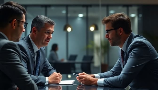 Ο οδηγός για να διεκδικήσεις με αυτοπεποίθηση την αύξηση που σου αναλογεί 3 Μάνατζερ σε συνάντηση με υπάλληλο