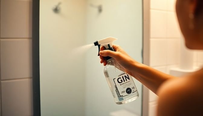 Το υλικό από το ποτήρι σας που καθαρίζει τέλεια τους καθρέφτες 3 Άτομο καθαρίζει καθρέφτη με τζιν