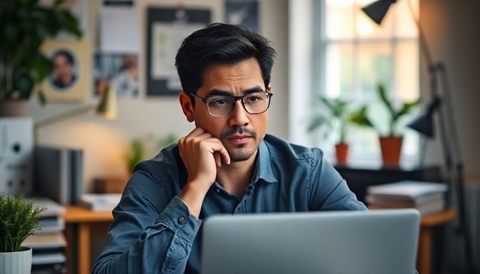 Απεικόνιση εργασιομανίας με έναν ατομικό χώρο εργασίας και στοιχεία χαλάρωσης.