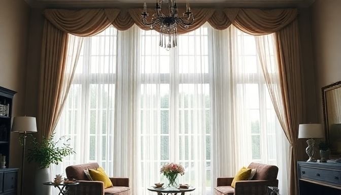 Κουρτίνες με Στιλ: Τα 6 Λάθη που Χαλούν τον Χώρο σου 2 Καλαίσθητη διακόσμηση με κουρτίνες σε σαλόνι
