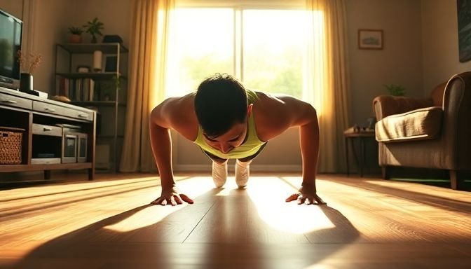 Θες καλύτερη στάση σώματος και δυνατό κορμό; Ξεκίνα από το στήθος 2 Άτομο κάνει push-ups σε σαλόνι