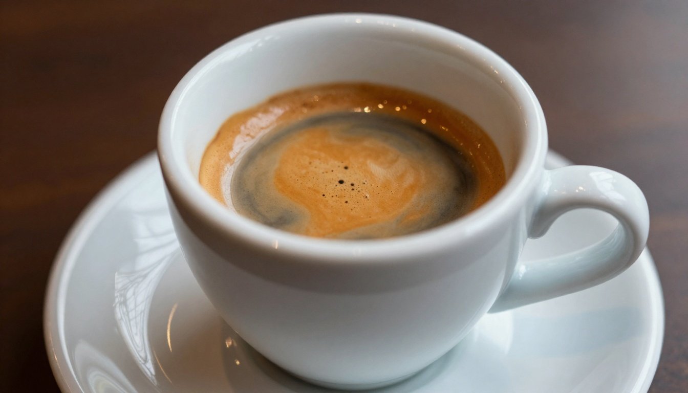 Φλιτζάνι εσπρέσο σε καφετέρια στην Ιταλία.