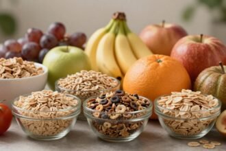 Ποικιλία υγιεινών υδατανθράκων σε μία εντυπωσιακή διάταξη.