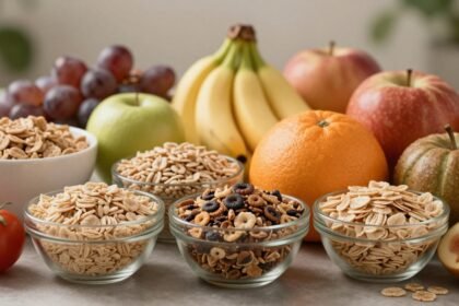 Ποικιλία υγιεινών υδατανθράκων σε μία εντυπωσιακή διάταξη.