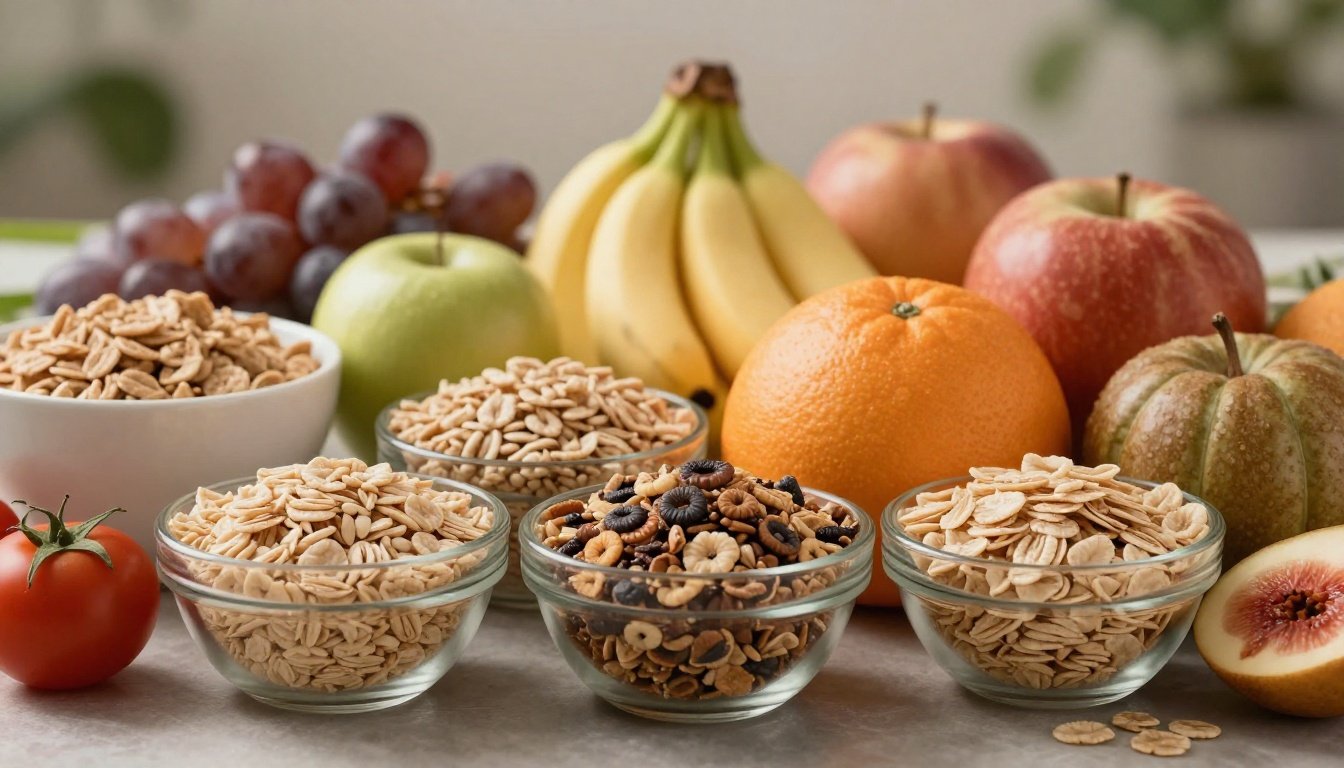 Ποικιλία υγιεινών υδατανθράκων σε μία εντυπωσιακή διάταξη.