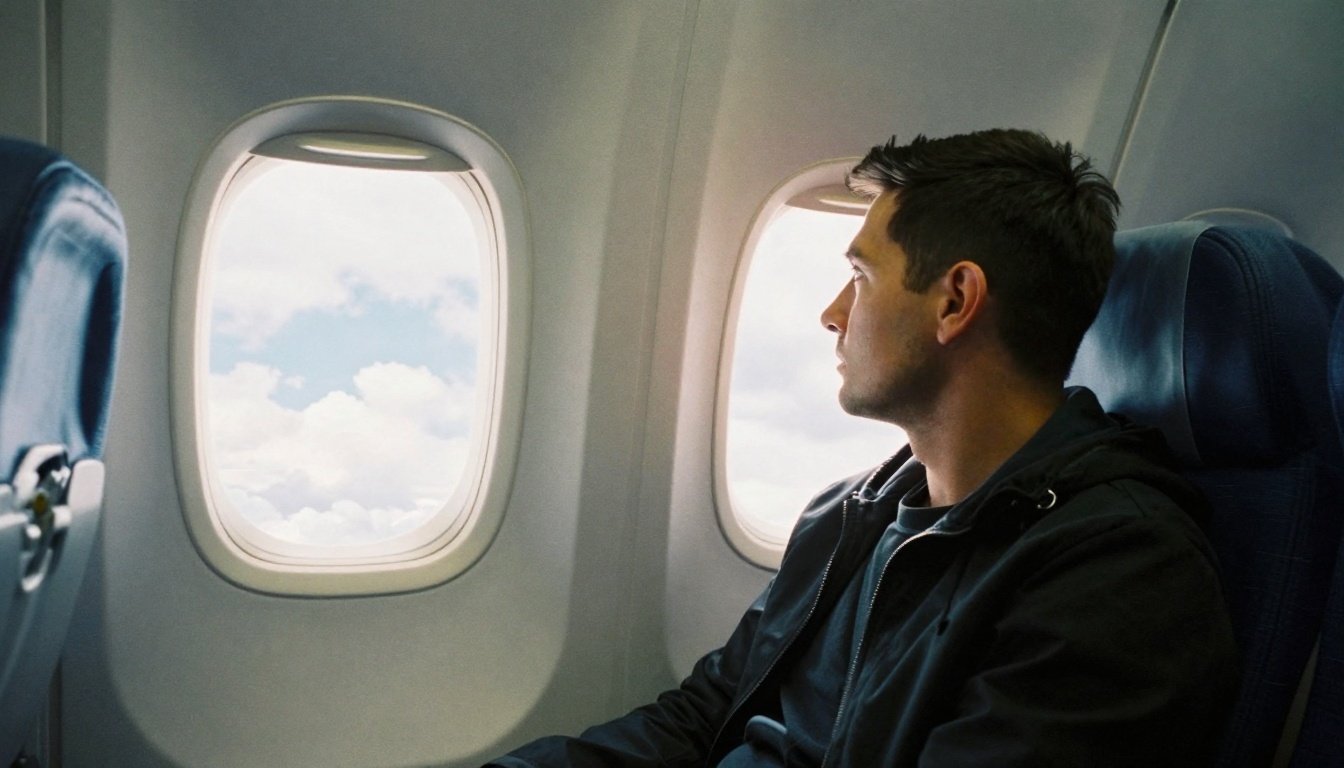 Πώς να θωρακίσεις το ανοσοποιητικό σου πριν από κάθε ταξίδι 2 Ένας ταξιδιώτης κοιτάζει έξω από το παράθυρο ενός αεροπλάνου