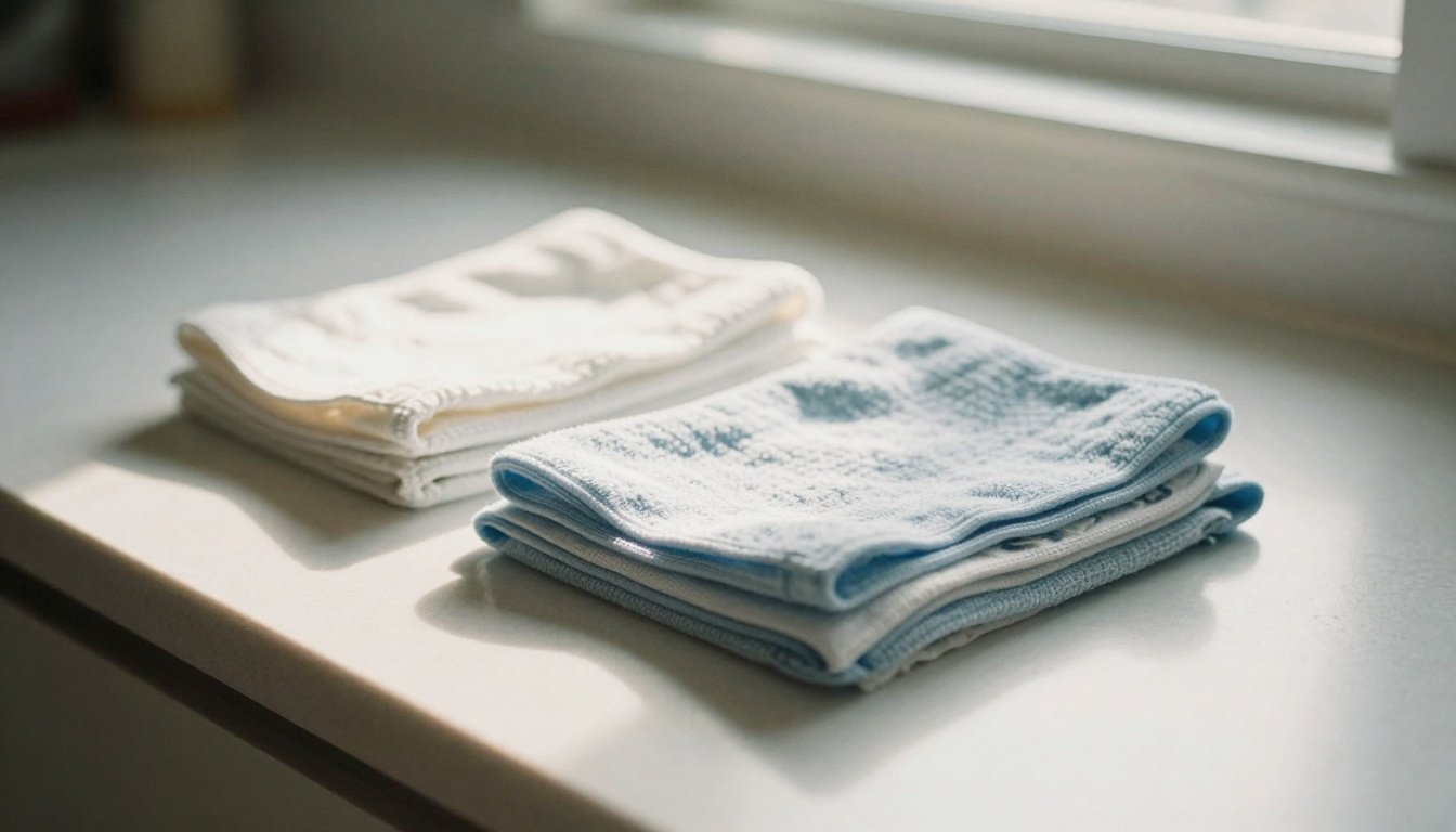 Alldaynews.gr Καθαρός πάγκος κουζίνας με καθαρά πανιά