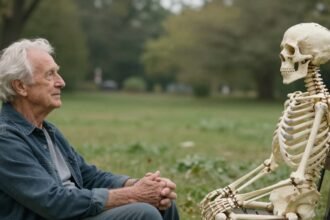 Υγιή οστά σε φυσικό περιβάλλον που εκπροσωπούν την υγεία και την αντοχή.