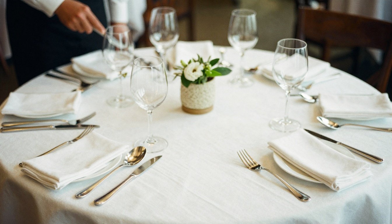 Όταν η θέση των μαχαιροπίρουνων στο τραπέζι λέει περισσότερα απ’ ό,τι νομίζεις 2 Επίσημο τραπέζι με μαχαιροπίρουνα